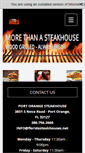 Mobile Screenshot of portorangesteakhouse.com